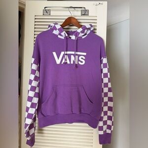 Vans Purple Checkered Hoodie